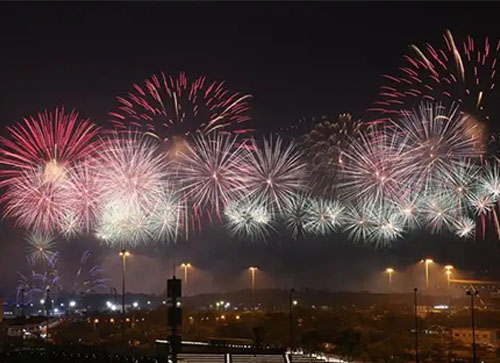 台安县焰火晚会